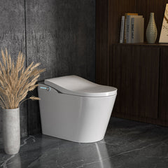 Lordear Smart Toilet with Bidet Wash Auto Sensor Flush Kick Flush Heated Seat Warm Wash from Lordear