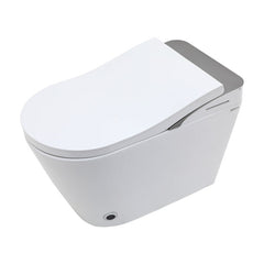 Lordear Smart Toilet with Bidet Wash Auto Sensor Flush Kick Flush Heated Seat Warm Wash from Lordear