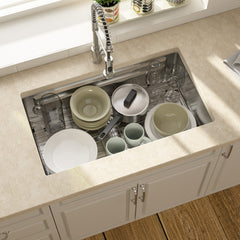 Lordear 33" Stainless Steel Undermount Single Bowl Workstation Kitchen Sink  from Lordear