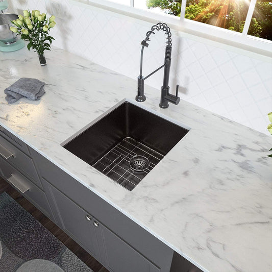 Lordear 15"x17" Stainless Steel Undermount Single Bowl Bar Sink  from Lordear