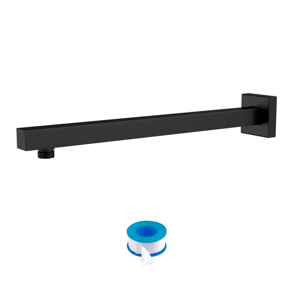 16 Inch Wall Mounted Shower Arm Stainless Steel Shower Arm Shower Head Extension Arm With Flange from Lordear