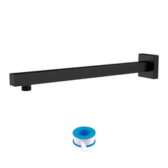 16 Inch Wall Mounted Shower Arm Stainless Steel Shower Arm Shower Head Extension Arm With Flange from Lordear