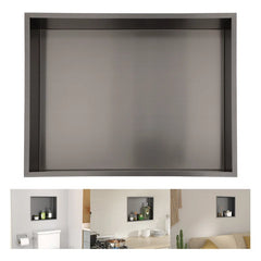 Lordear 18'' x 14'' Rectangle Recessed Wall Stainless Steel Shower Niche