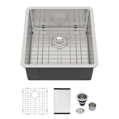 Lordear Stainless Steel Undermount Single Bowl Kitchen Sink from Lordear
