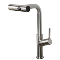 Lordear Four-Function Pull-Down Sprayer Stainless Steel Kitchen Faucet