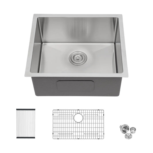 Lordear 16 Gauge Stainless Steel Undermount Single Bowl Laundry Sink  from Lordear