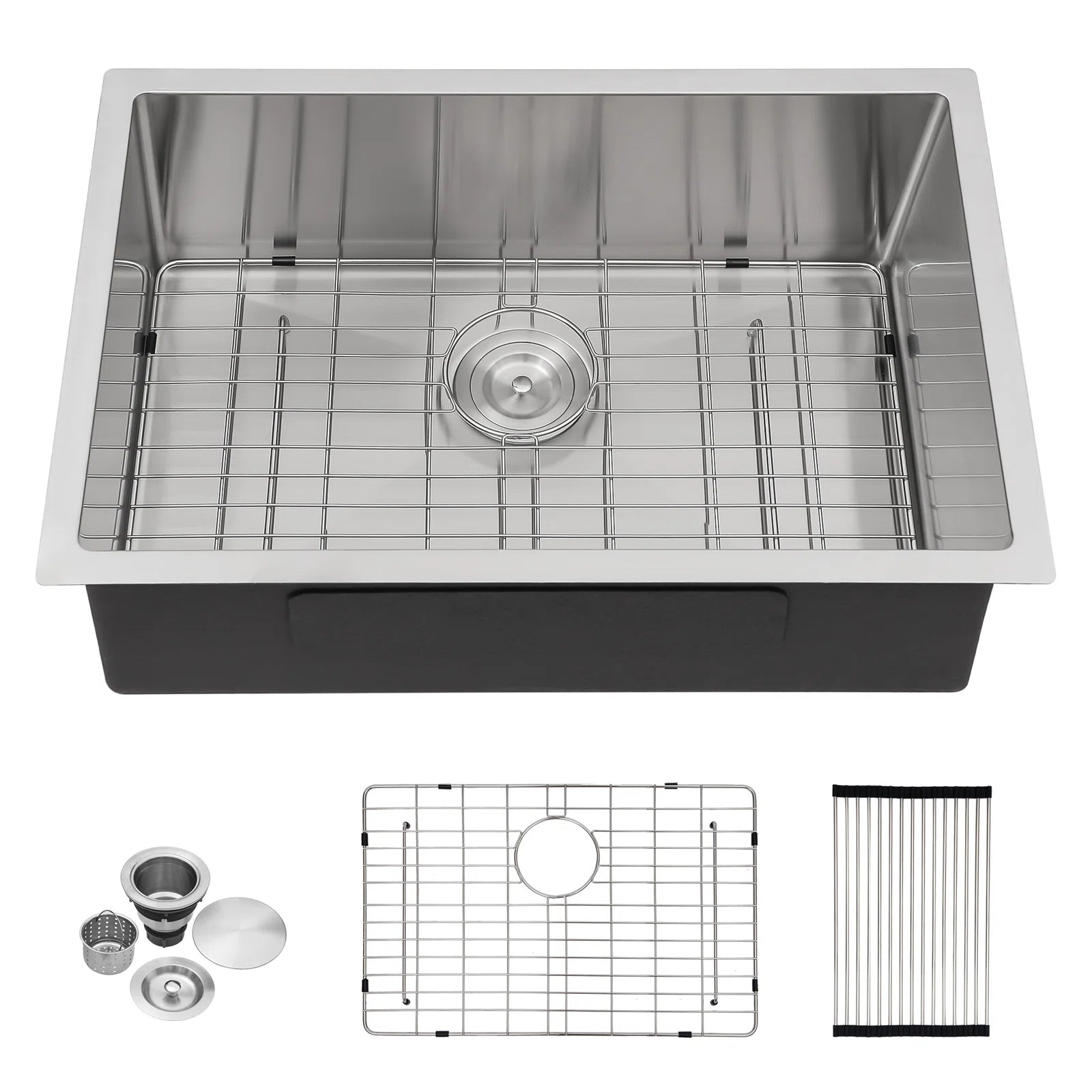 Lordear Stainless Steel Undermount Single Bowl Kitchen Sink from Lordear