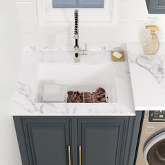 Lordear 24'' Undermount Laundry Sink