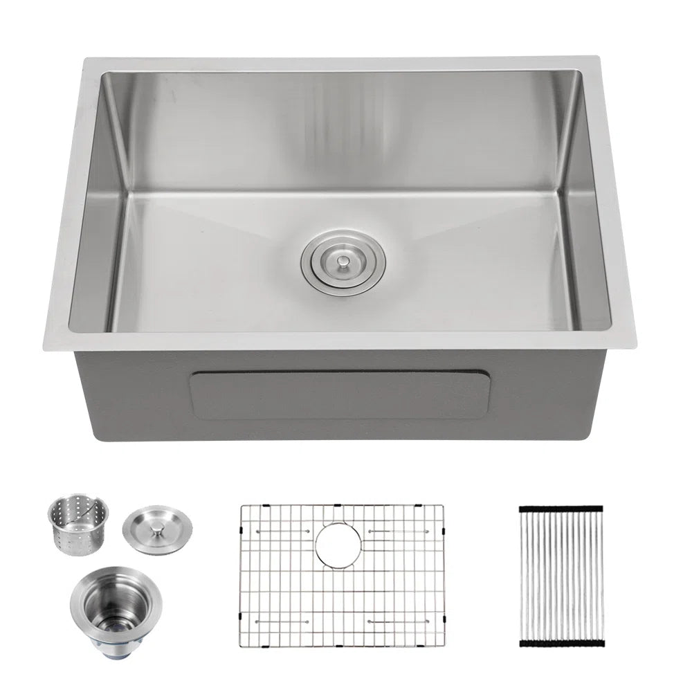 Lordear Stainless Steel Undermount Single Bowl Kitchen Sink from Lordear
