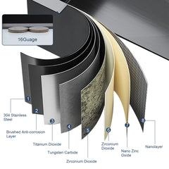 Lordear 30'' Stainless Steel Drop In Waterfall Single Bowl Digital Display Workstation Kitchen Sink from Lordear