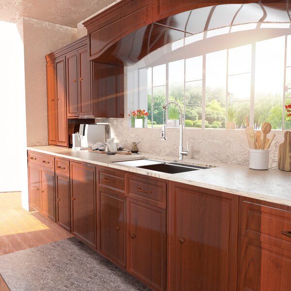 Lordear 32'' Stainless Steel Undermount Single Bowl Workstation Kitchen Sink from Lordear