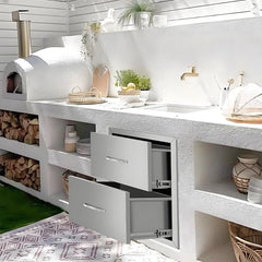 Double Drawer cabinets for outdoor kitchens or courtyards from Lordear