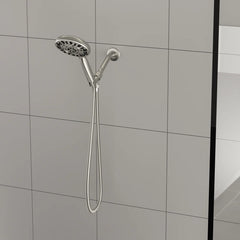 Lordear 4.7'' Multi Function Rain Dual Shower Head