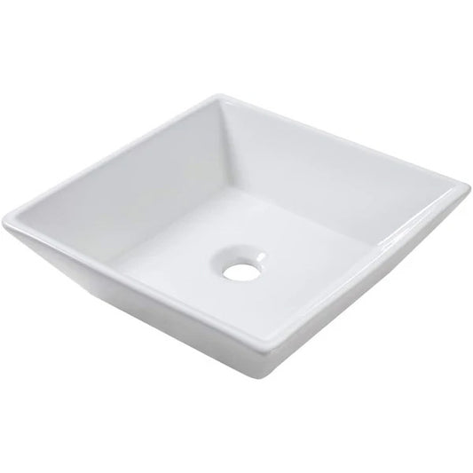 Lordear 16" White Ceramic Vessel Bathroom Sink  from Lordear