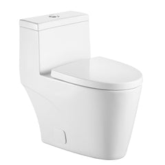 Lordear White Ceramic One Piece Floor Bidet Toilet with Comfort Wider Chair Seat  from Lordear