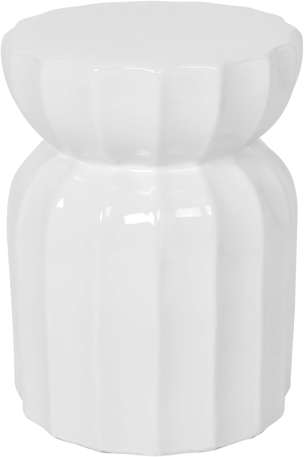 Lordear 17'' Ceramic Contemporary Modern Outdoor Garden Stool from Lordear