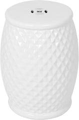 Lordear 17'' Ceramic Contemporary Modern Outdoor Garden Stool from Lordear