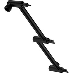 Lordear Stainless Steel Black Universal Connection Foldable and Adjustable Shower Extension Arm from Lordear
