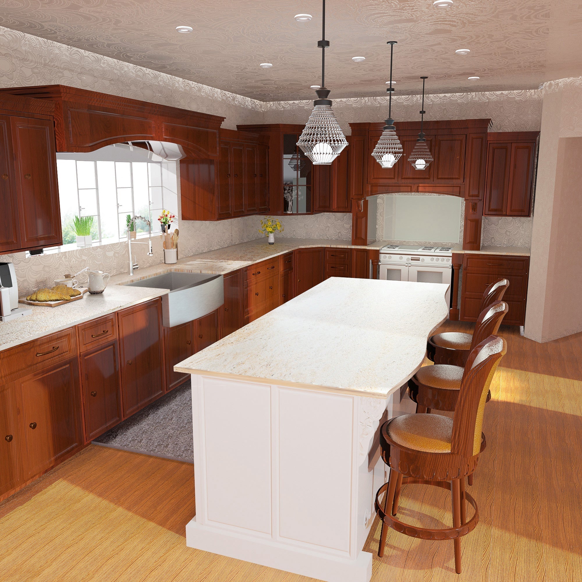 Lordear 36'' Stainless Steel Undermount Single Bowl Farmhouse Kitchen Sink from Lordear