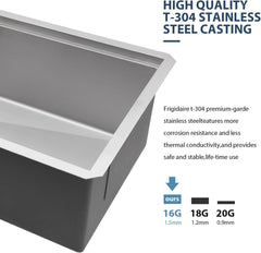 Lordear 30'' x 19'' Undermount Stainless Steel Workstation Kitchen Sink