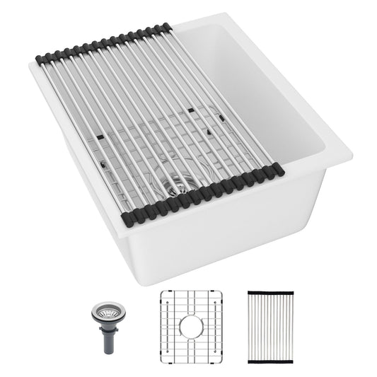 Lordear 15x18Inch Undermount Bar Sink Single Bowl