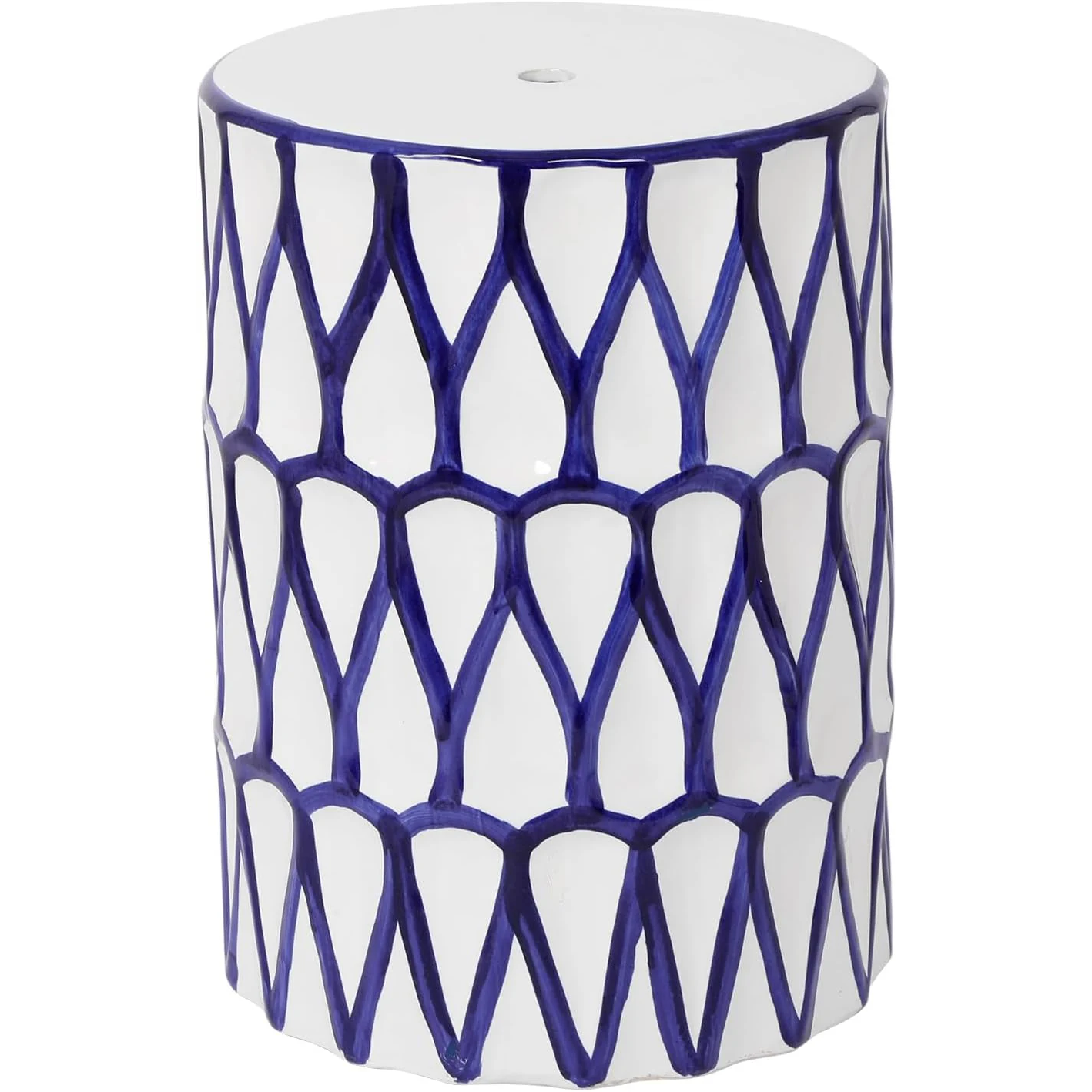 Lordear 17'' Ceramic Contemporary Modern Outdoor Garden Stool from Lordear