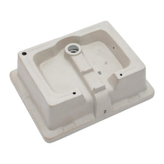 Lordear 19x15-Inch White Rectangular Ceramic Undermount Bathroom Sink