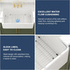 Lordear 33'' Farmhouse Kitchen Sink Single Blow