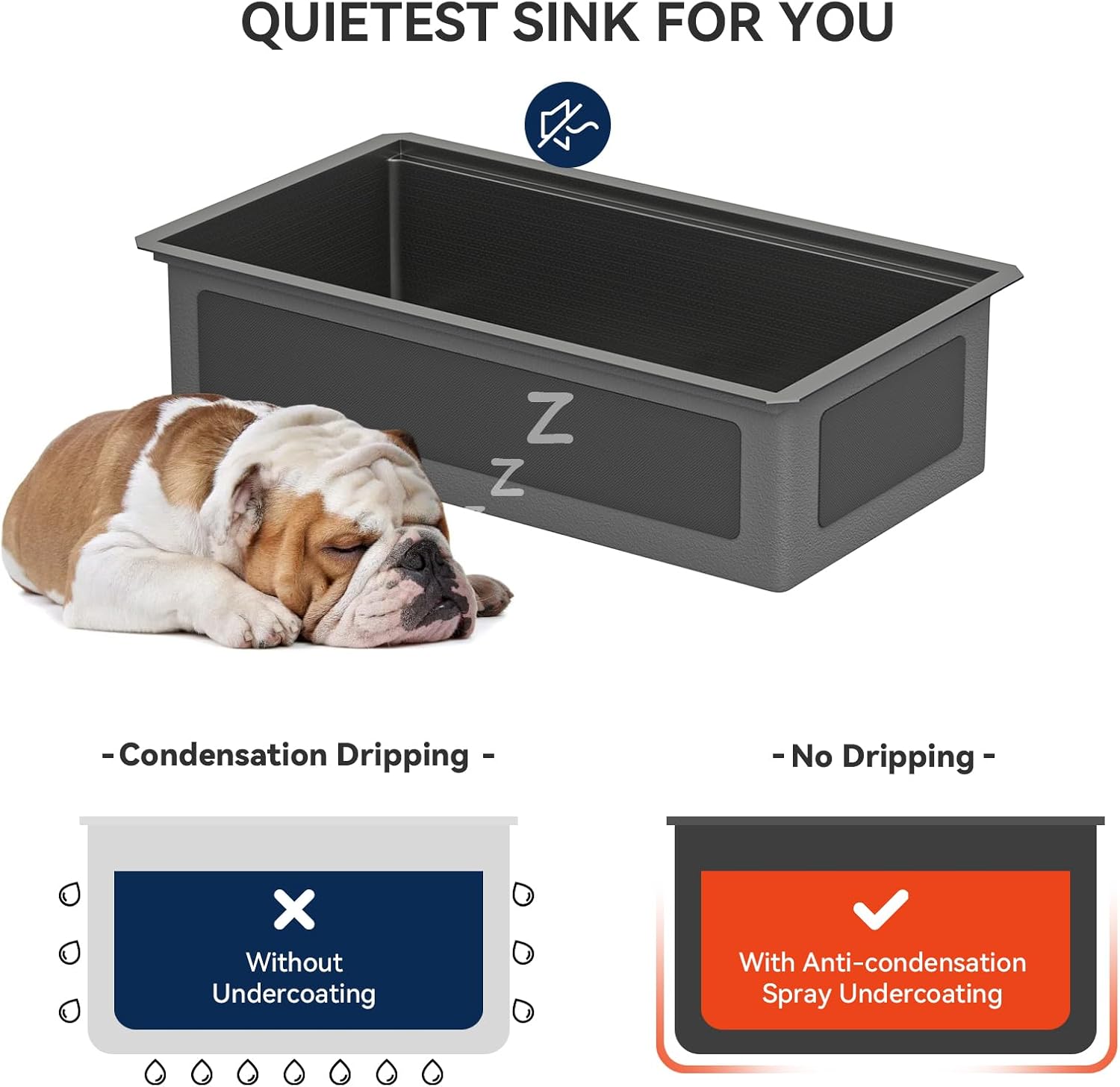 Lordear 33" Stainless Steel Honeycomb Nano Undermount Single Bowl Workstation Kitchen Sink from Lordear