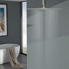 Lordear 12'' brushed nickel Stainless Steel Square Rain High-Pressure Shower Head