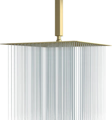 Lordear Stainless Steel High Pressure Square Rain Shower Head from Lordear