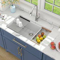 Lordear 33-Inch Undermount Kitchen Sink Single Bowl