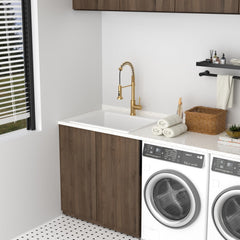 Lordear 25-Inch Drop-In Laundry Sink Single Bowl