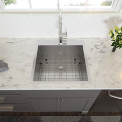 Lordear Stainless Steel Drop-in Single Bowl Deep Laundry Utility Sink from Lordear