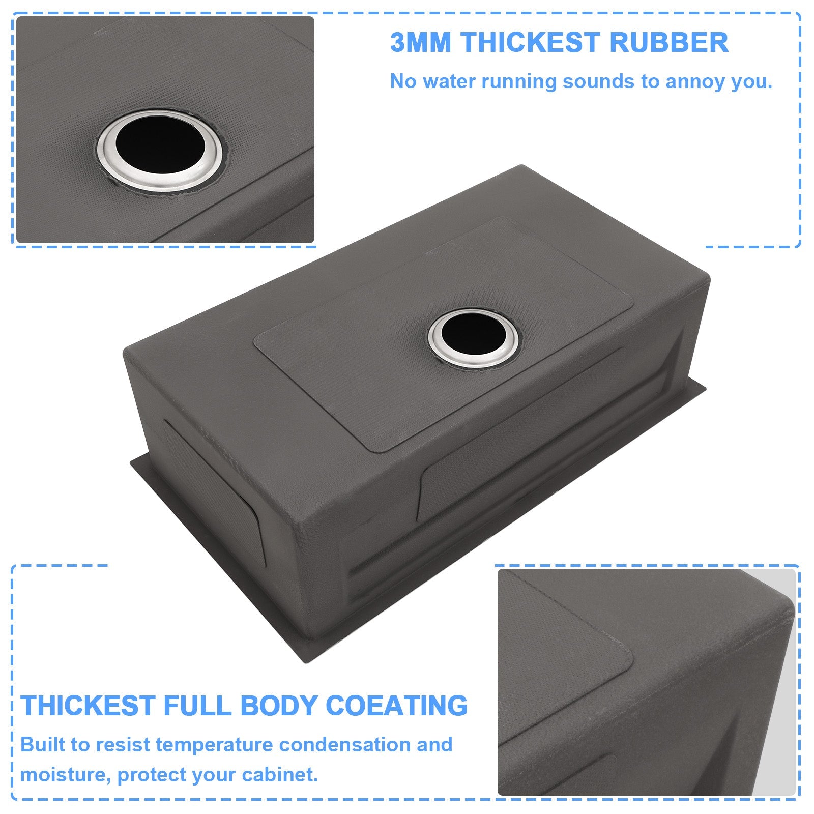 Lordear 33" Stainless Steel Undermount Single Bowl Workstation Kitchen Sink  from Lordear