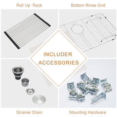 Lordear Stainless Steel Drop-In Single Bowl Kitchen Sink  from Lordear