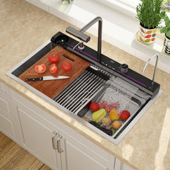 Lordear 33 Inch Drop-In Kitchen Sink