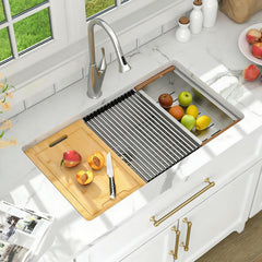 Lordear 33-Inch Undermount Kitchen Sink Single Bowl