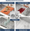 Lordear 33'' Drop In Kitchen Sinks Single Bowl With Accessories