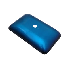 Lordear Rectangular Tempered Glass Bathroom Vessel Sink with Pop-up Drain