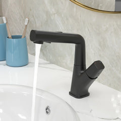 Lordear Stainless Steel 3 Modes 360° Rotating Pull Down Sprayer Bathroom Faucet  from Lordear