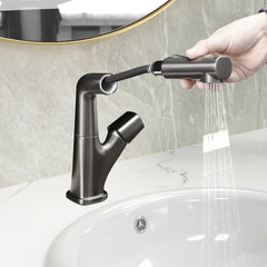 Lordear Stainless Steel 3 Modes 360° Rotating Pull Down Sprayer Bathroom Faucet  from Lordear