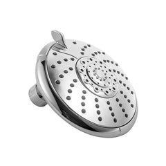 Lordear 5'' Stainless Steel Wall Mounted 5-Setting Round Rainfall Shower Head