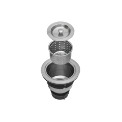 Kitchen Sink Stainless Steel Drain Strainer Assembly