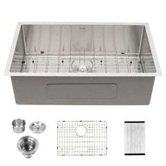 Lordear 21" x 18" Stainless Steel Undermount Single Bowl Kitchen Sink from Lordear