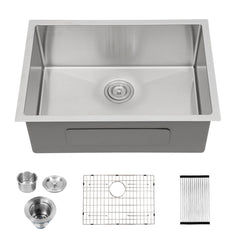 Lordear Stainless Steel Undermount Single Bowl Kitchen Sink from Lordear