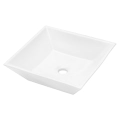 Lordear 16'' White Ceramic Bathroom Vessel Sink