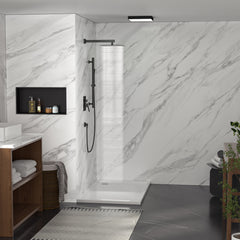 Lordear Stainless Steel Wall Mounted Shower System Faucet Set-High Pressure