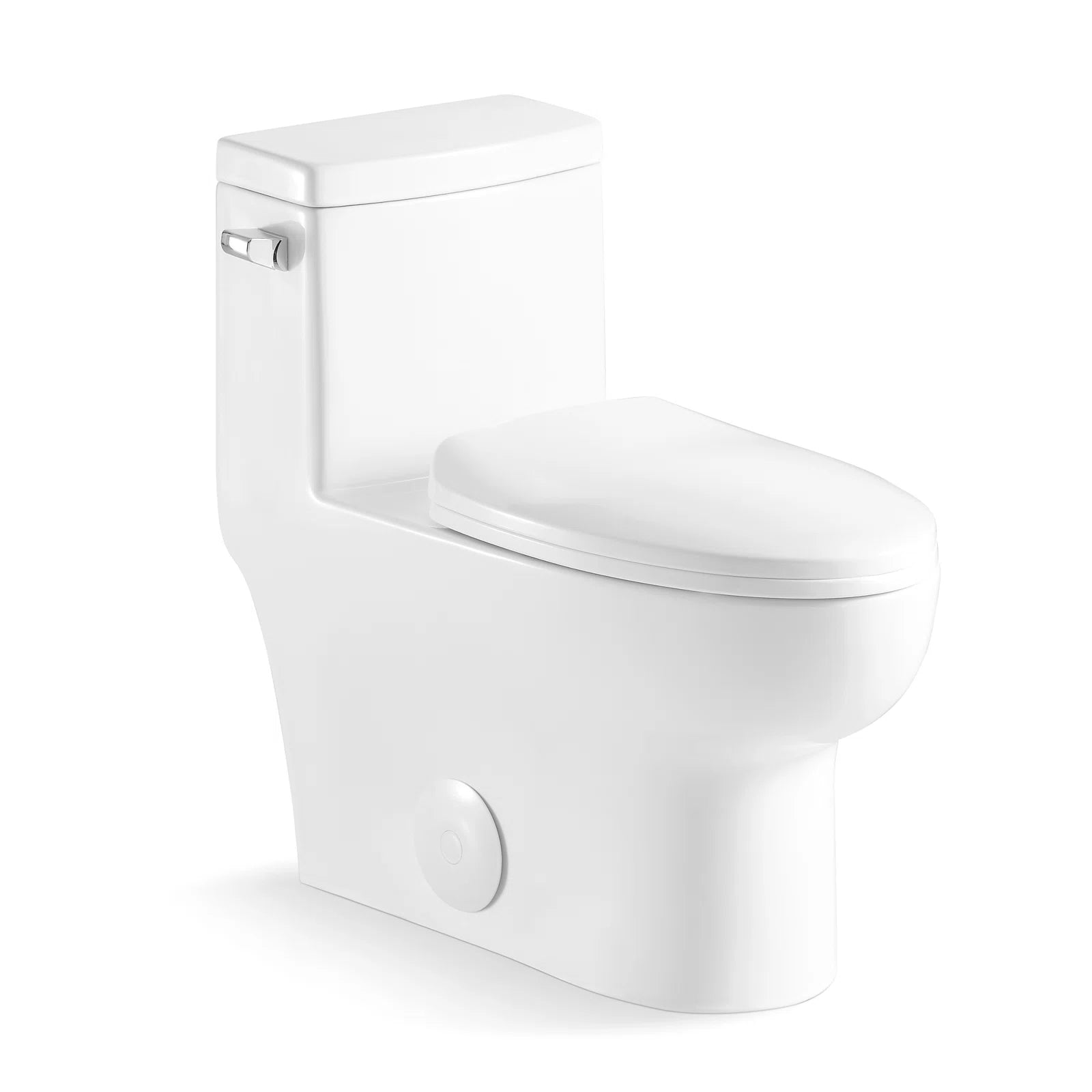Lordear 1.1/1.6 GPF One-Piece Toilet Dual Flush Elongated Toilet Floor Mounted (Seat Included)  from Lordear