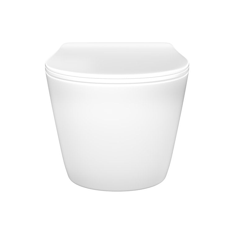 Lordear Ceramic White Round Mounted Wall Hung Toilet  from Lordear